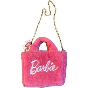 Limited Edition Skinnydip London x Barbie Pink Fluffy Mini Tote Bag